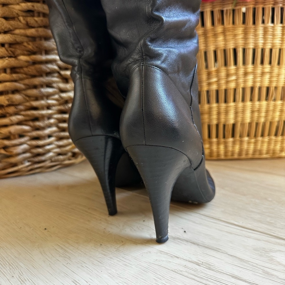 Black slouch boots GUESS size 9 - Picture 9 of 15